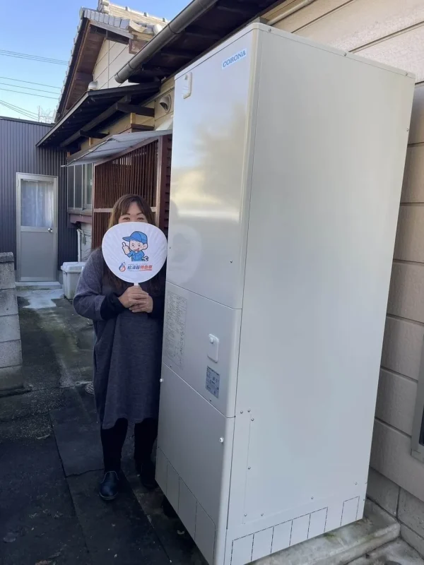 栃木県足利市でコロナのエコキュートに交換されたお客様