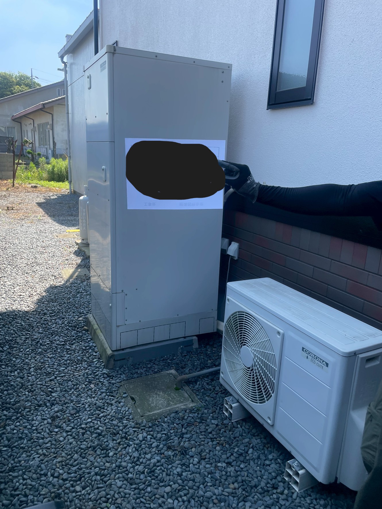 栃木県足利市でCHP-E46AW1のエコキュートから交換されたお客様のbefore写真