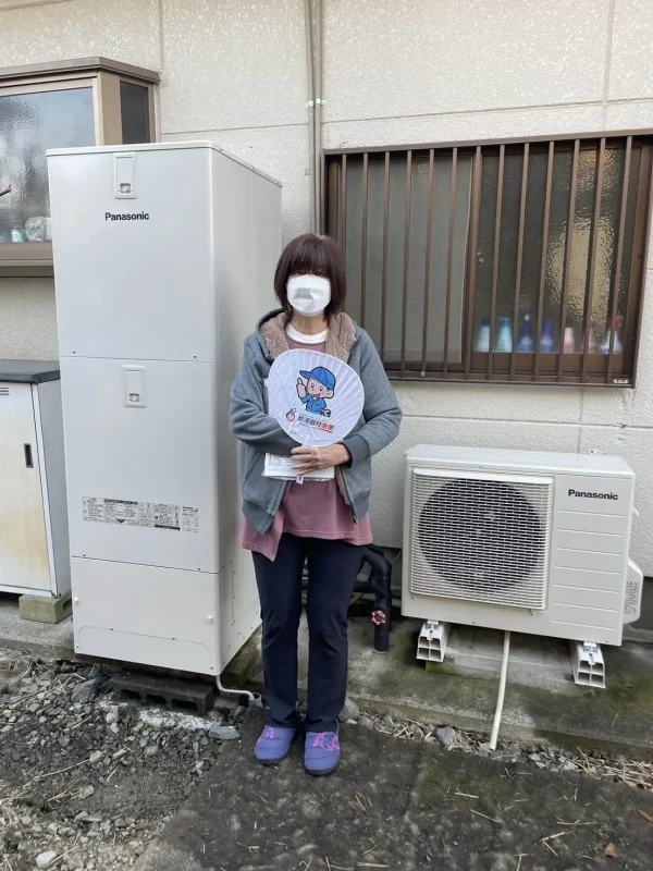 栃木県足利市でパナソニックのエコキュートに交換されたお客様
