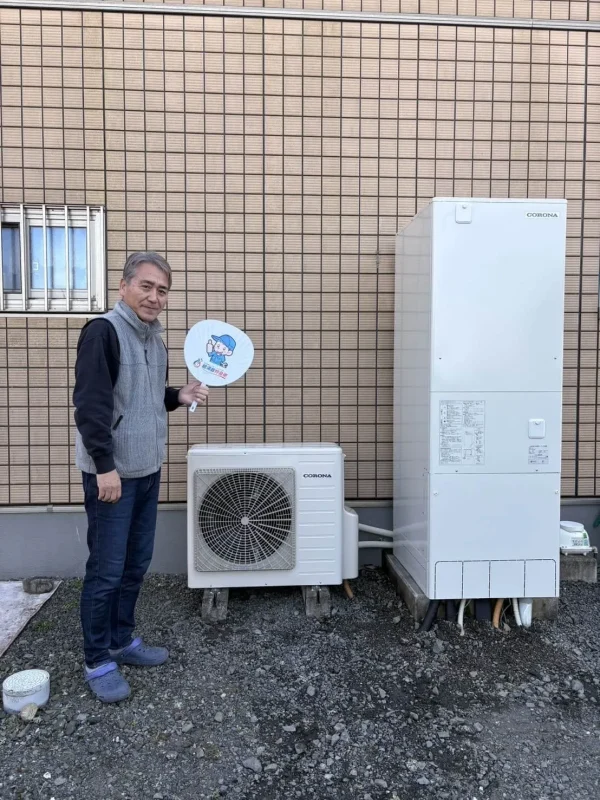 栃木県栃木市でコロナのエコキュートに交換されたお客様