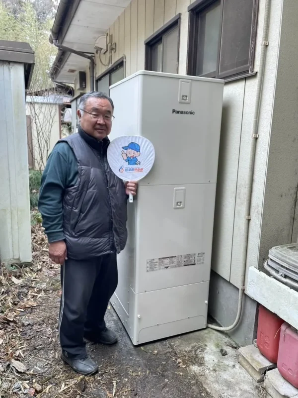 栃木県足利市でパナソニックのエコキュートに交換されたお客様