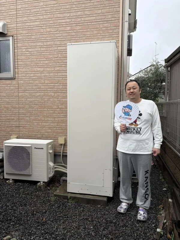 栃木県足利市でパナソニックのエコキュートに交換されたお客様