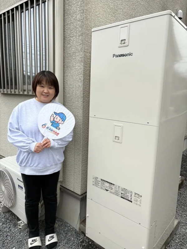 栃木県足利市でパナソニックのエコキュートに交換されたお客様