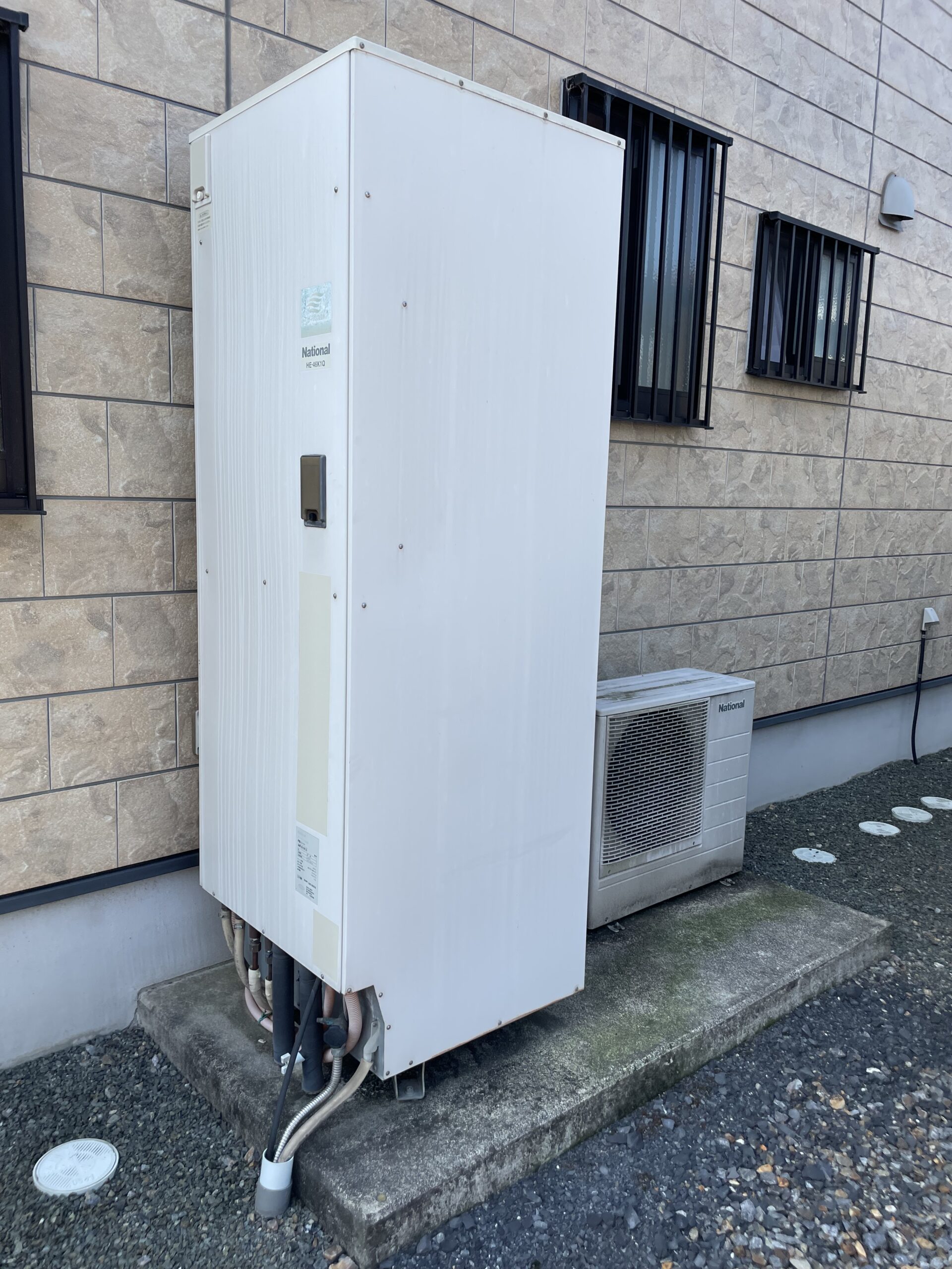 栃木県足利市でHE-46K1Qのエコキュートから交換されたお客様のbefore写真