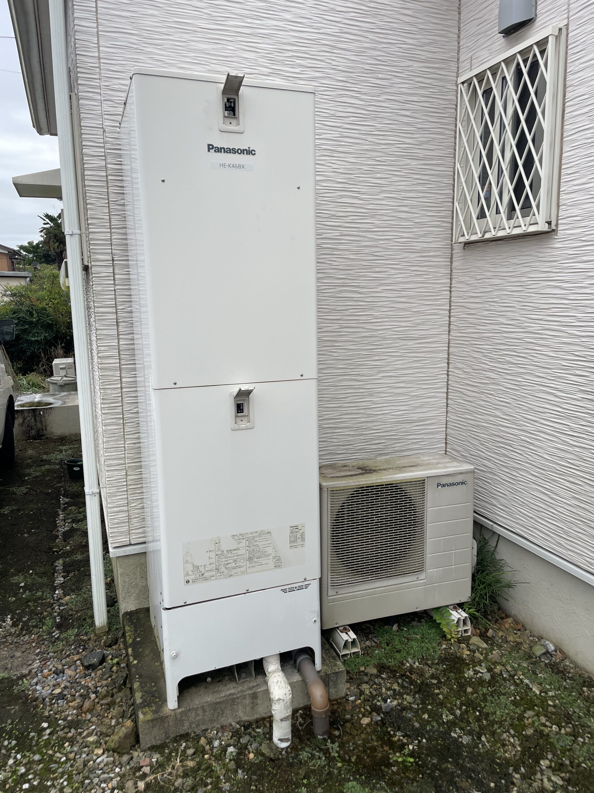 栃木県足利市でHE-K46BXのエコキュートから交換されたお客様のbefore写真