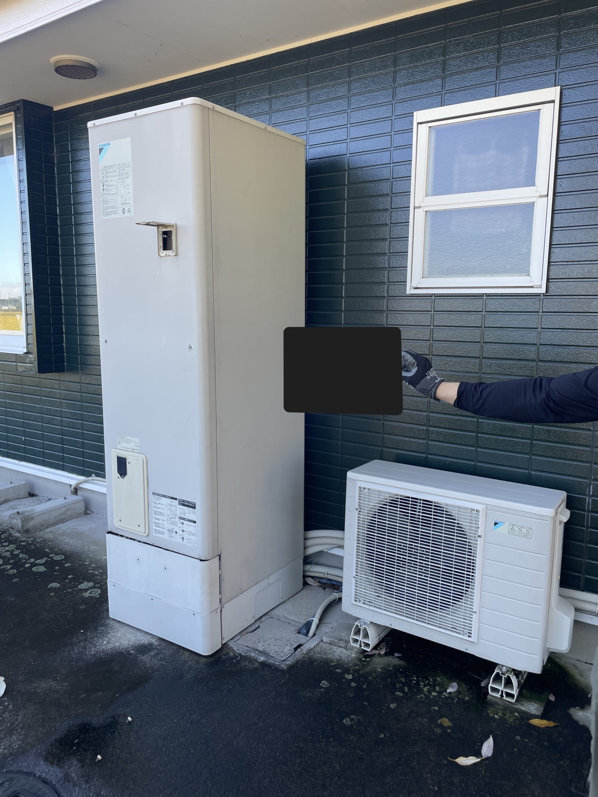 栃木県足利市でTV46JFVのエコキュートから交換されたお客様のbefore写真