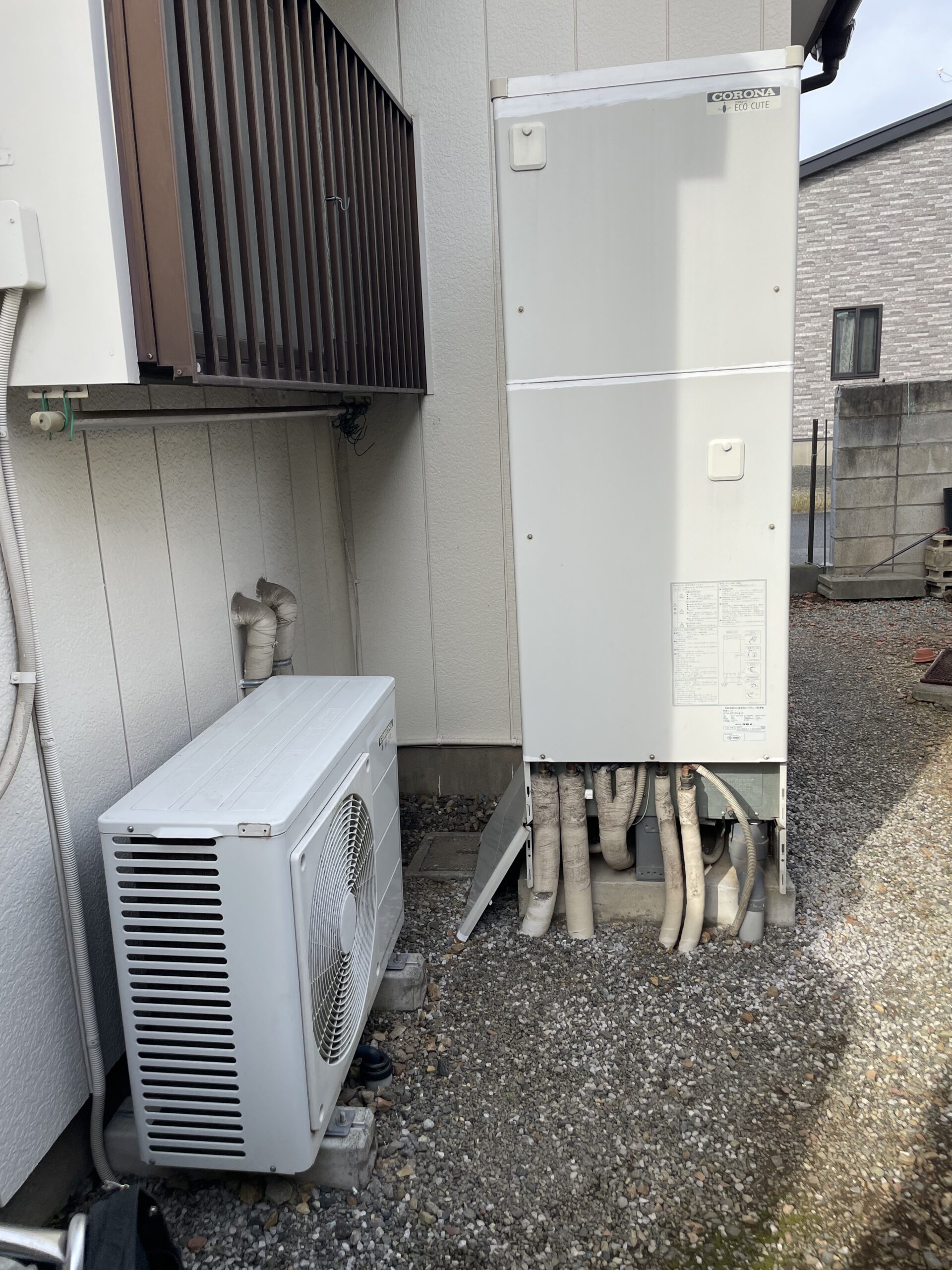 栃木県足利市でCHP-371D1A11のエコキュートから交換されたお客様のbefore写真