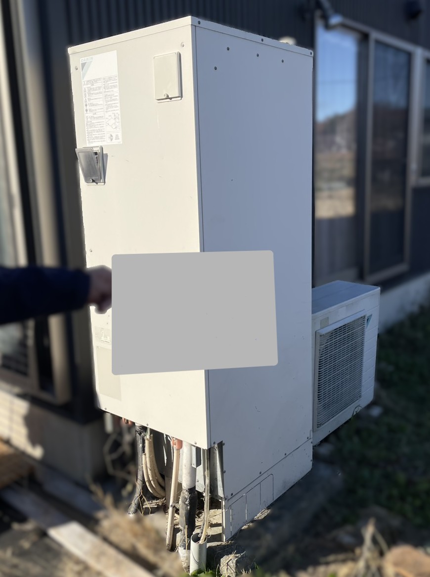 栃木県足利市でTU37GSVのエコキュートから交換されたお客様のbefore写真