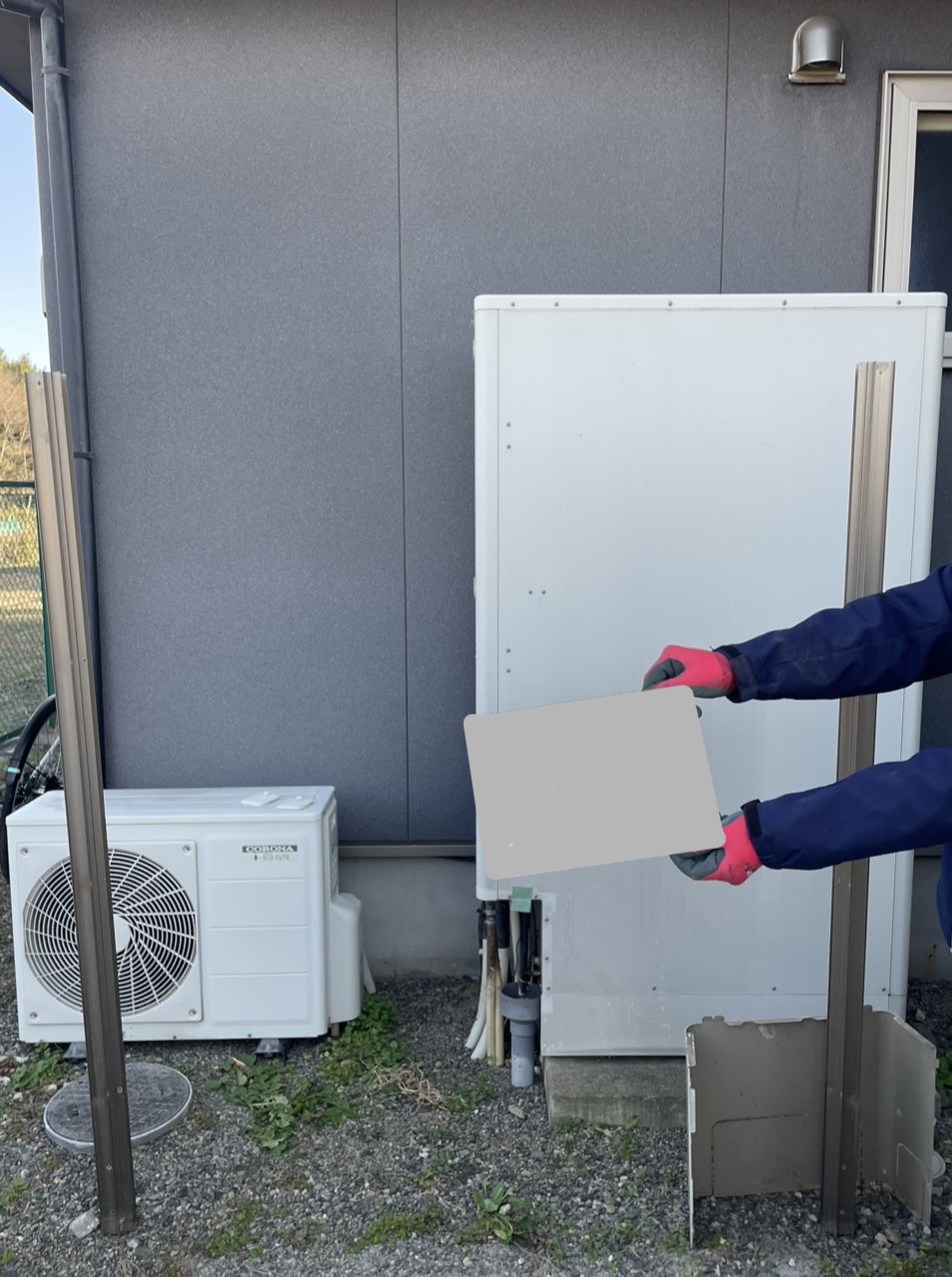 栃木県足利市でCHP-H3726A2のエコキュートから交換されたお客様のbefore写真