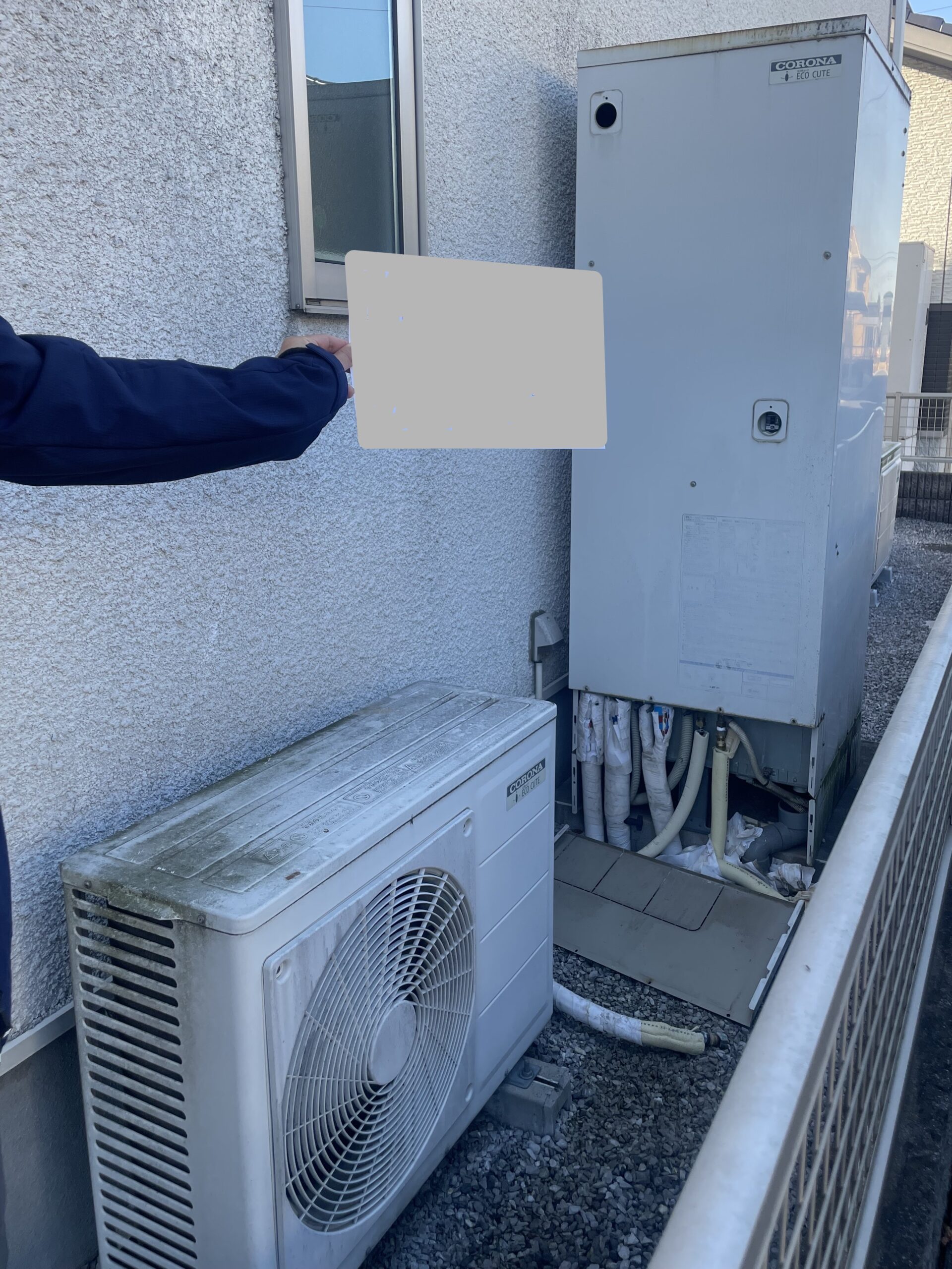 栃木県足利市でCHP-371D1A8のエコキュートから交換されたお客様のbefore写真