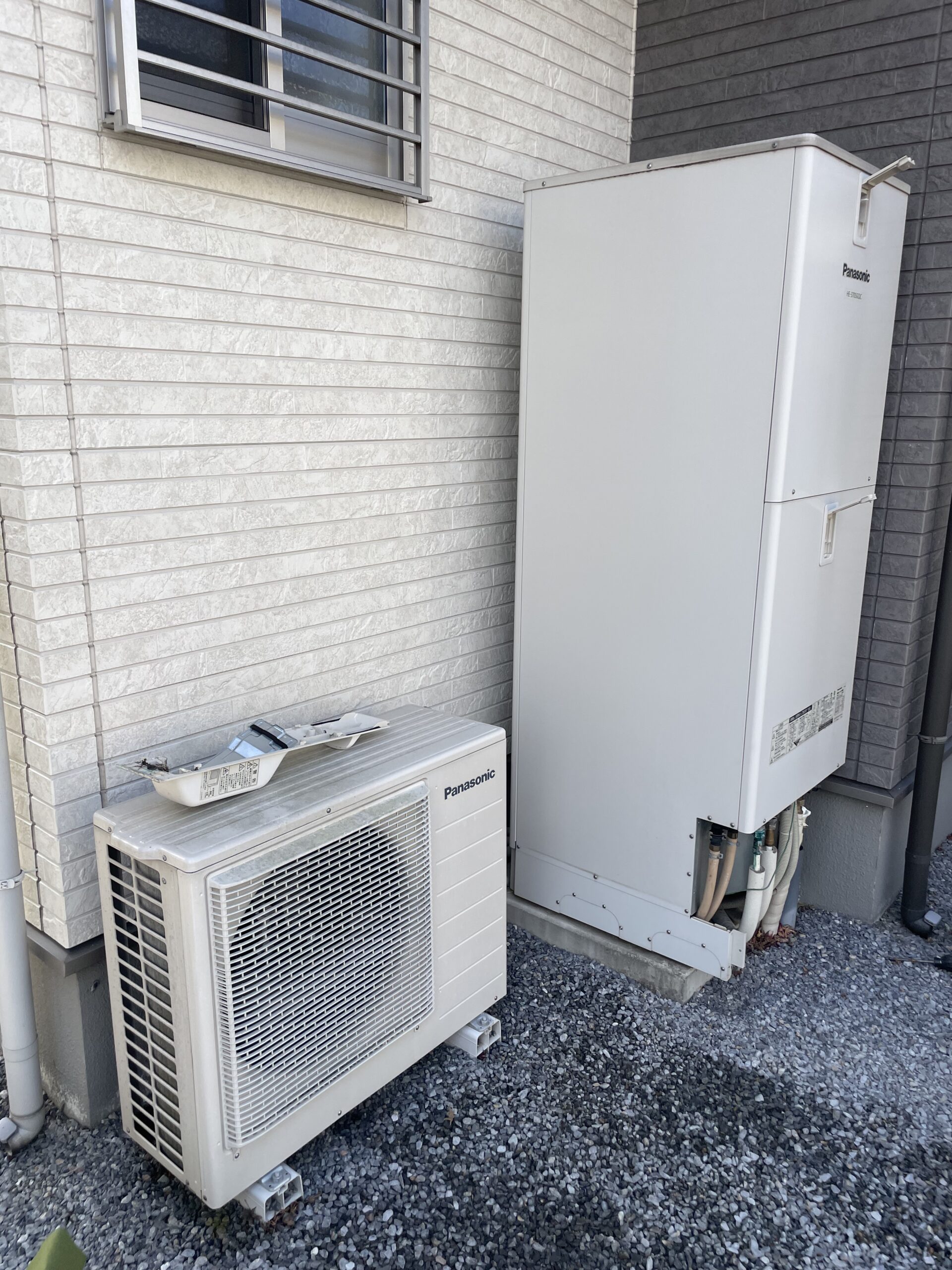 栃木県足利市でHE-370SGQCのエコキュートから交換されたお客様のbefore写真