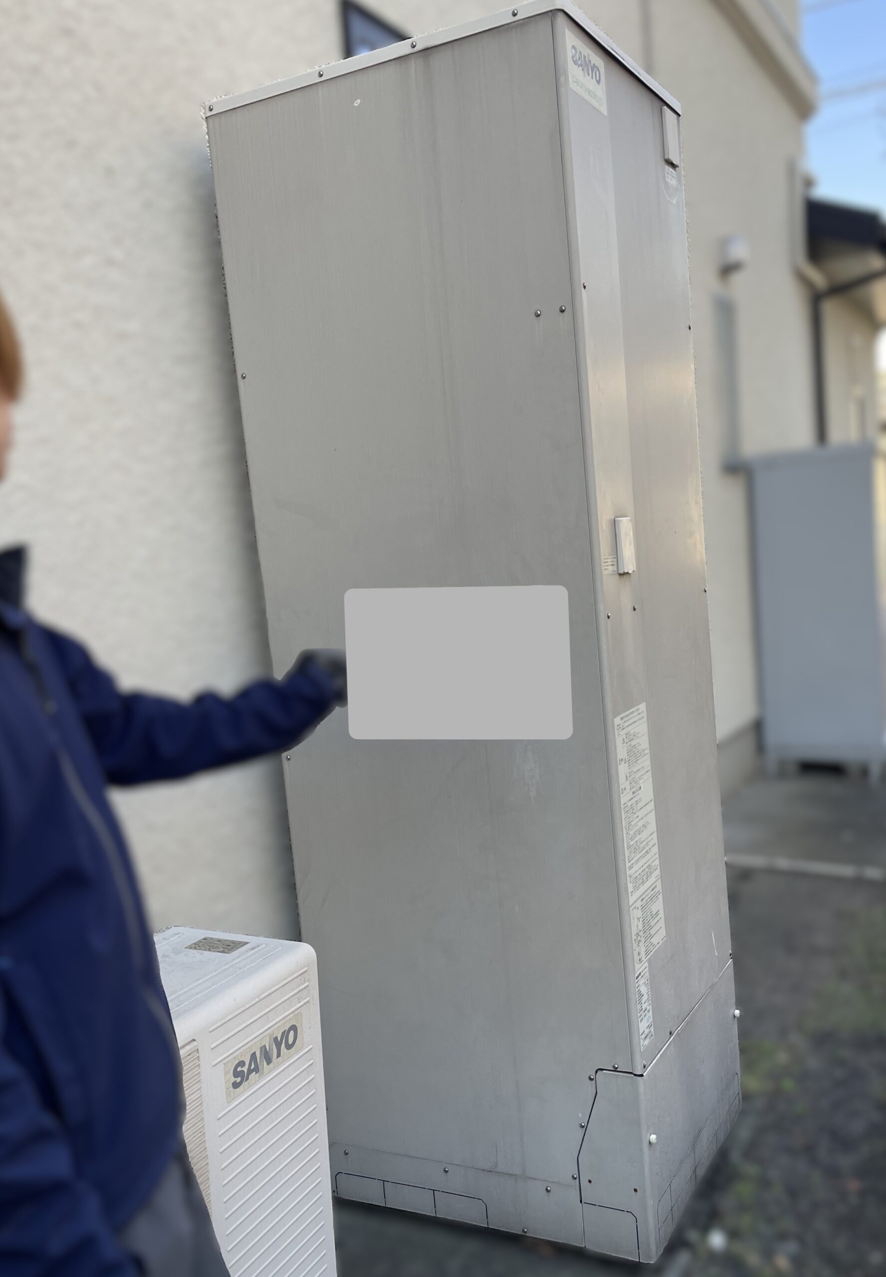 栃木県足利市でSHP-TC46Gのエコキュートから交換されたお客様のbefore写真