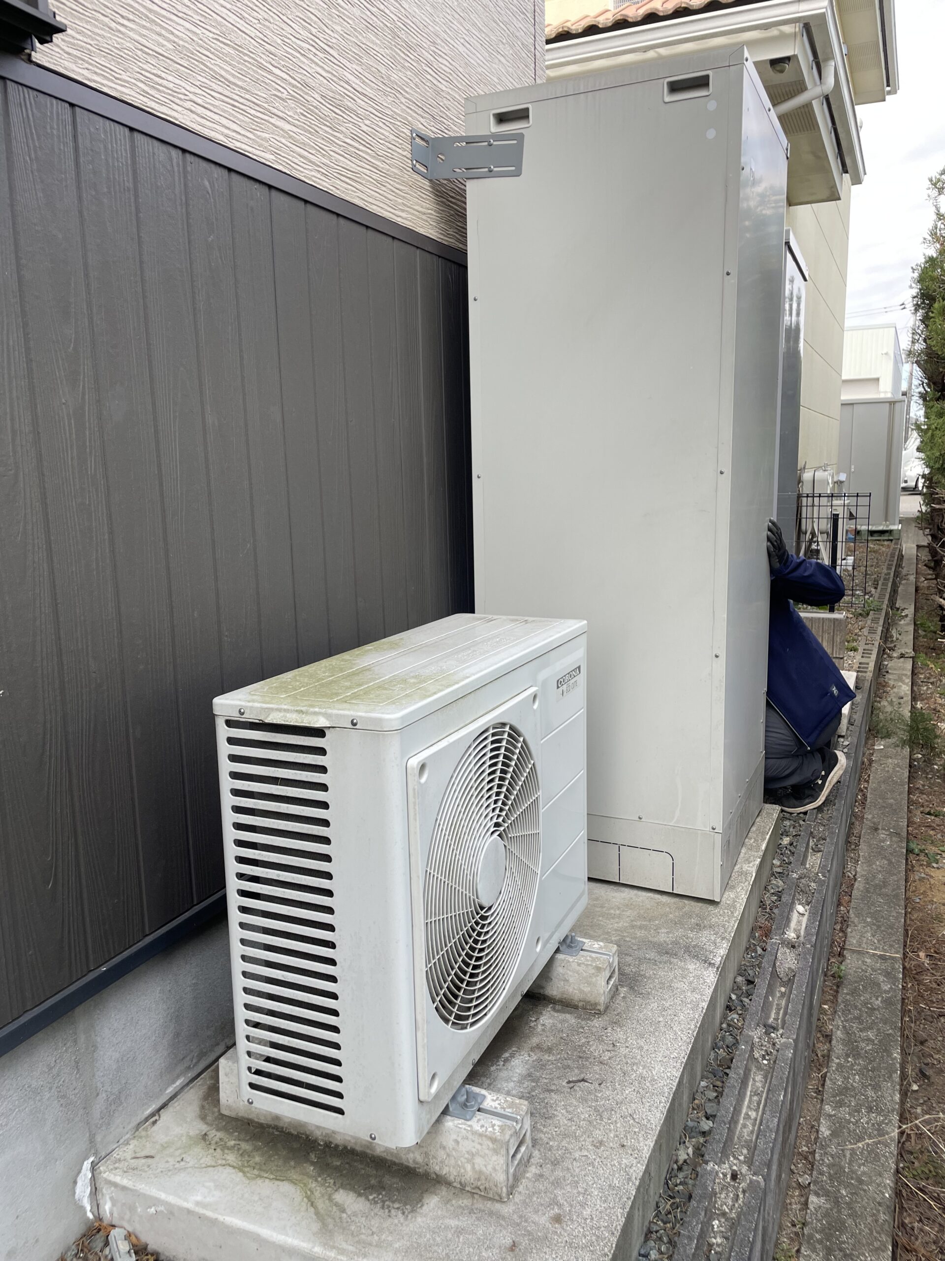 栃木県足利市でCHP-371D1A11のエコキュートから交換されたお客様のbefore写真