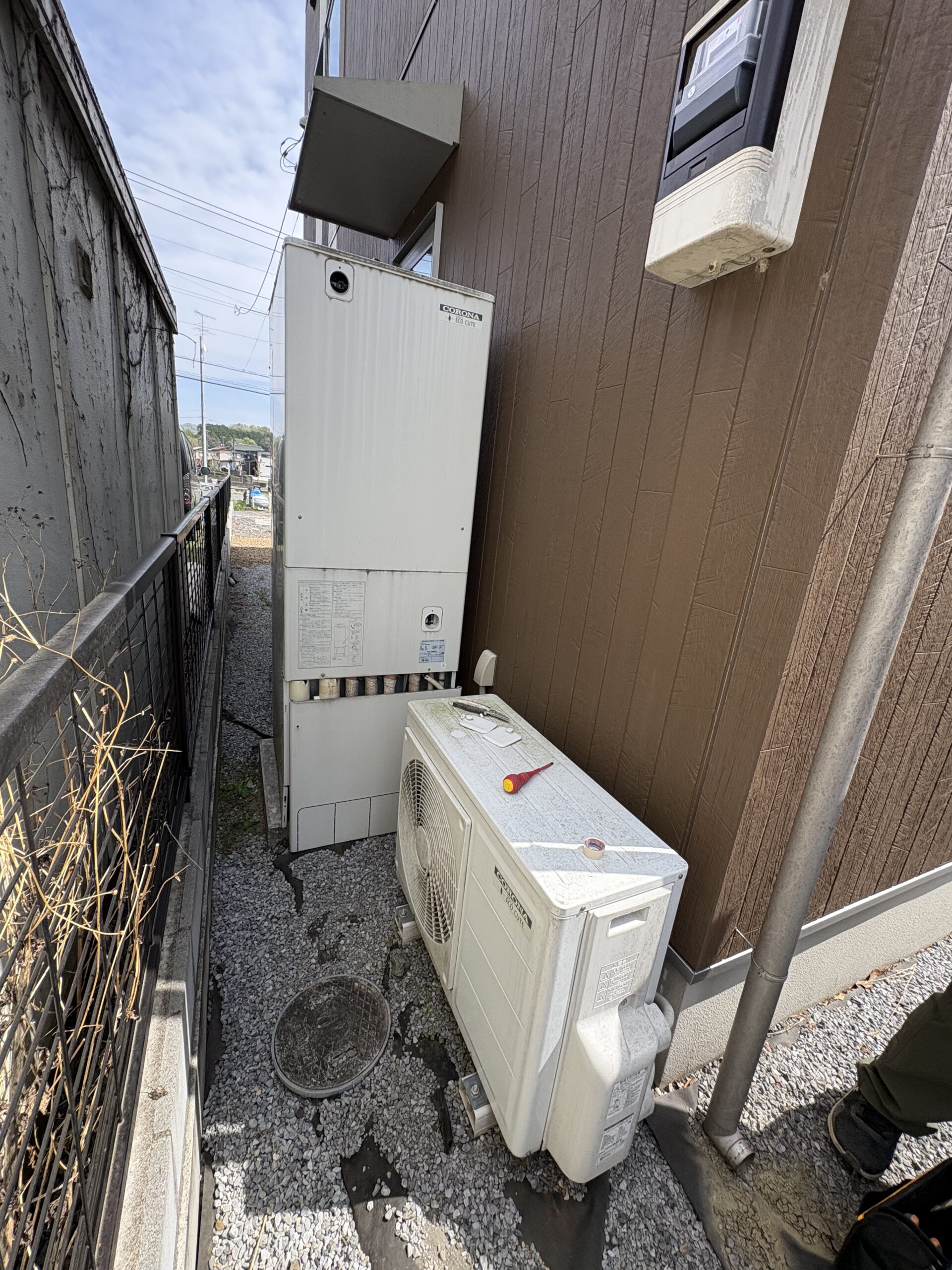栃木県足利市でCHP-37AX5のエコキュートから交換されたお客様のbefore写真