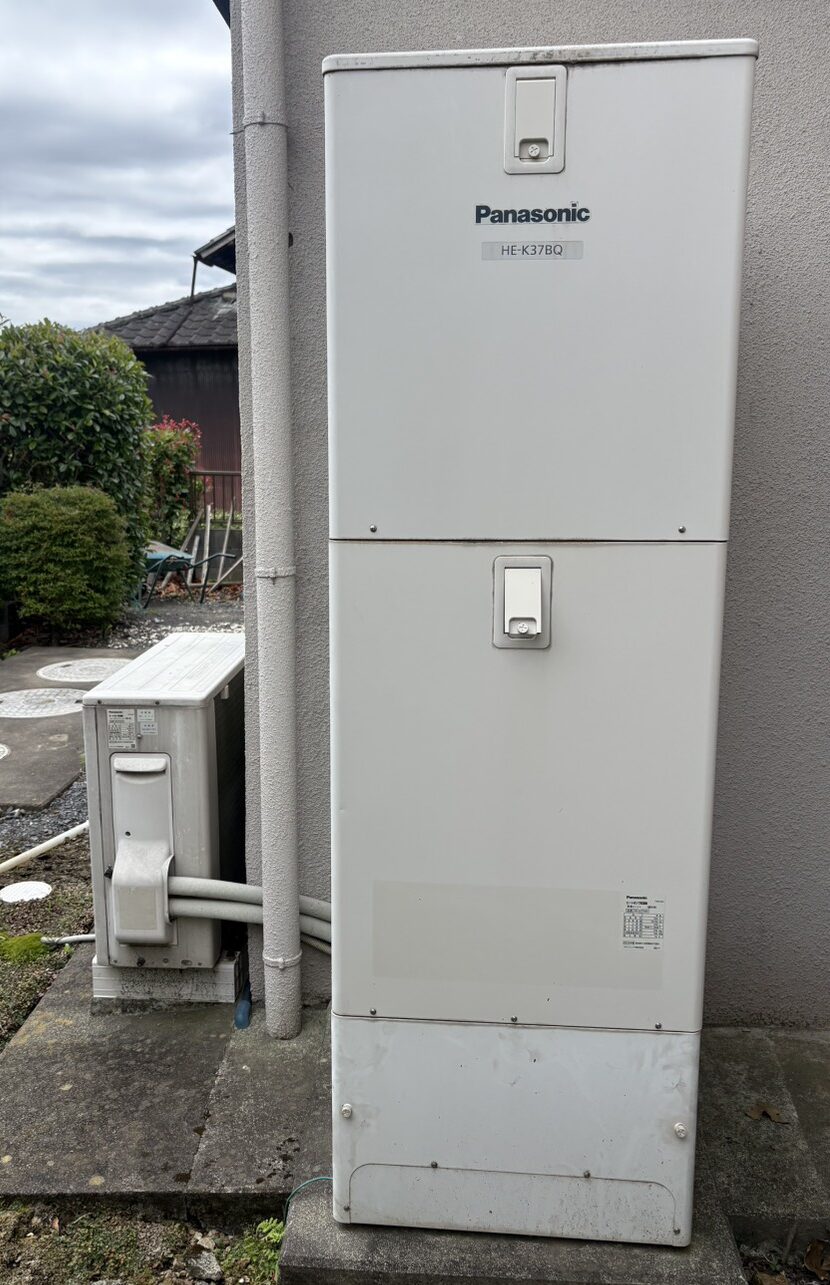 栃木県足利市でHE-K37BQのエコキュートから交換されたお客様のbefore写真