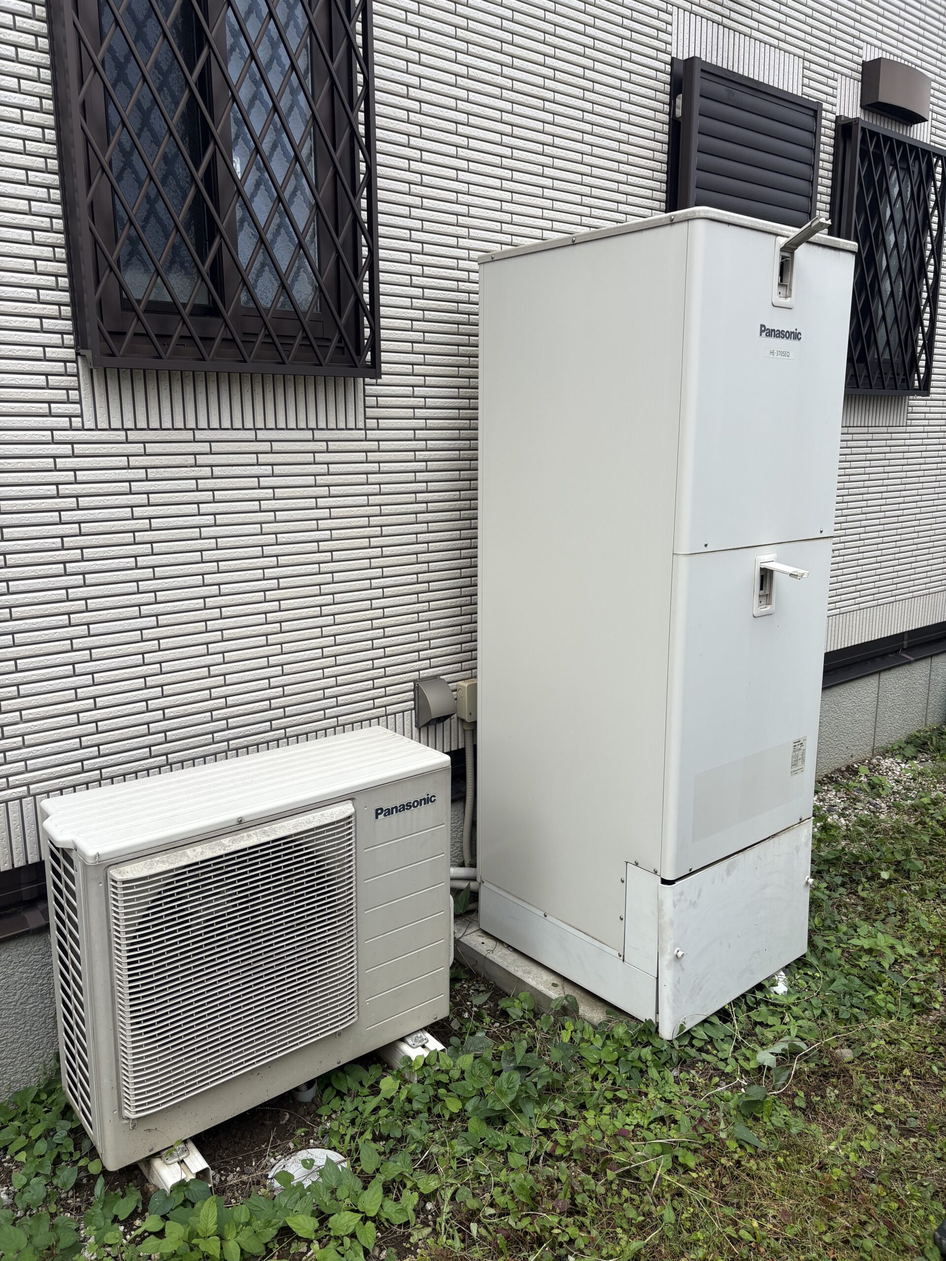 栃木県足利市でHE-370SEQのエコキュートから交換されたお客様のbefore写真
