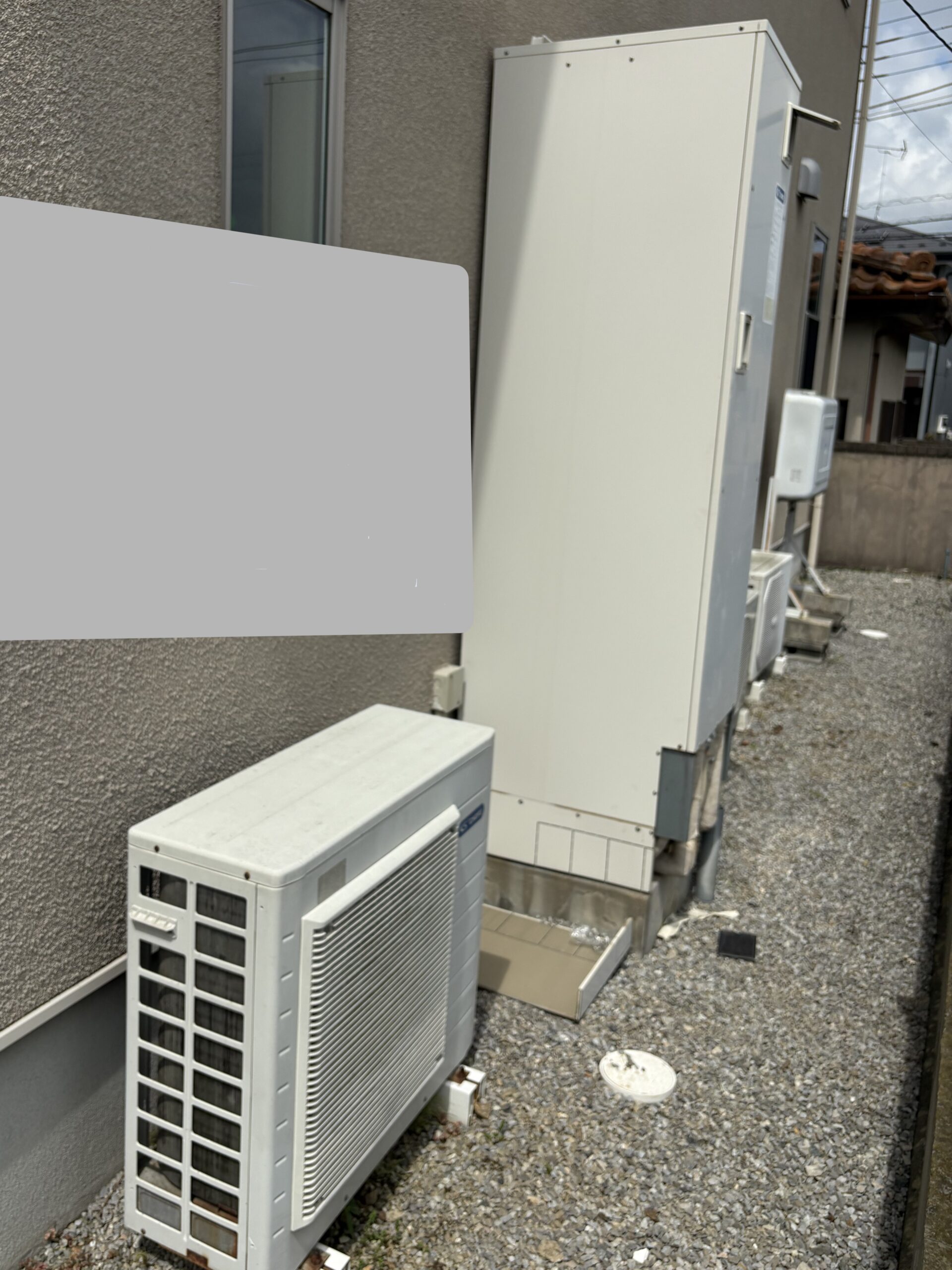 栃木県佐野市でEHP-3733GPXHのエコキュートから交換されたお客様のbefore写真