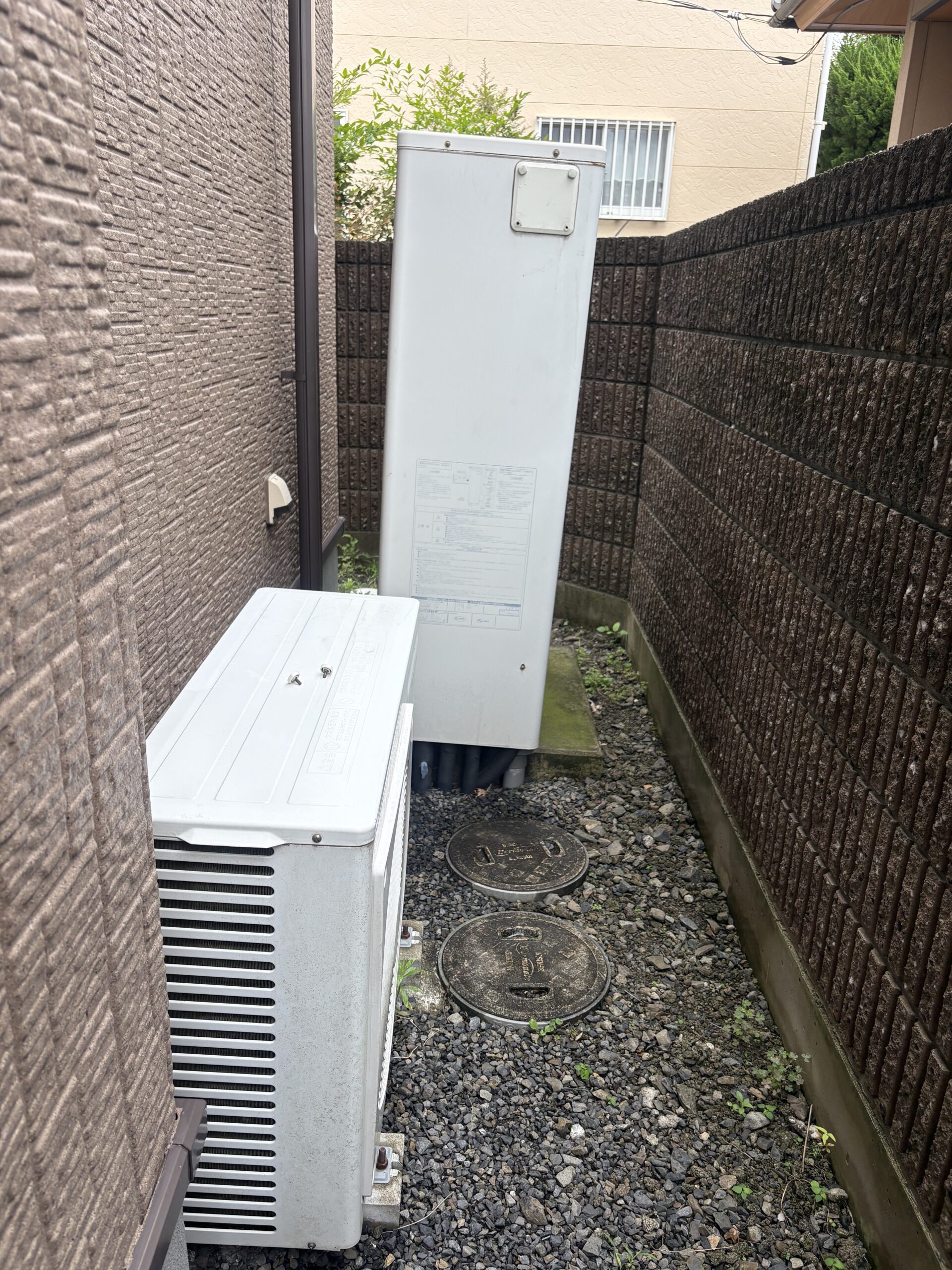 栃木県足利市でCHP-H3022Aのエコキュートから交換されたお客様のbefore写真