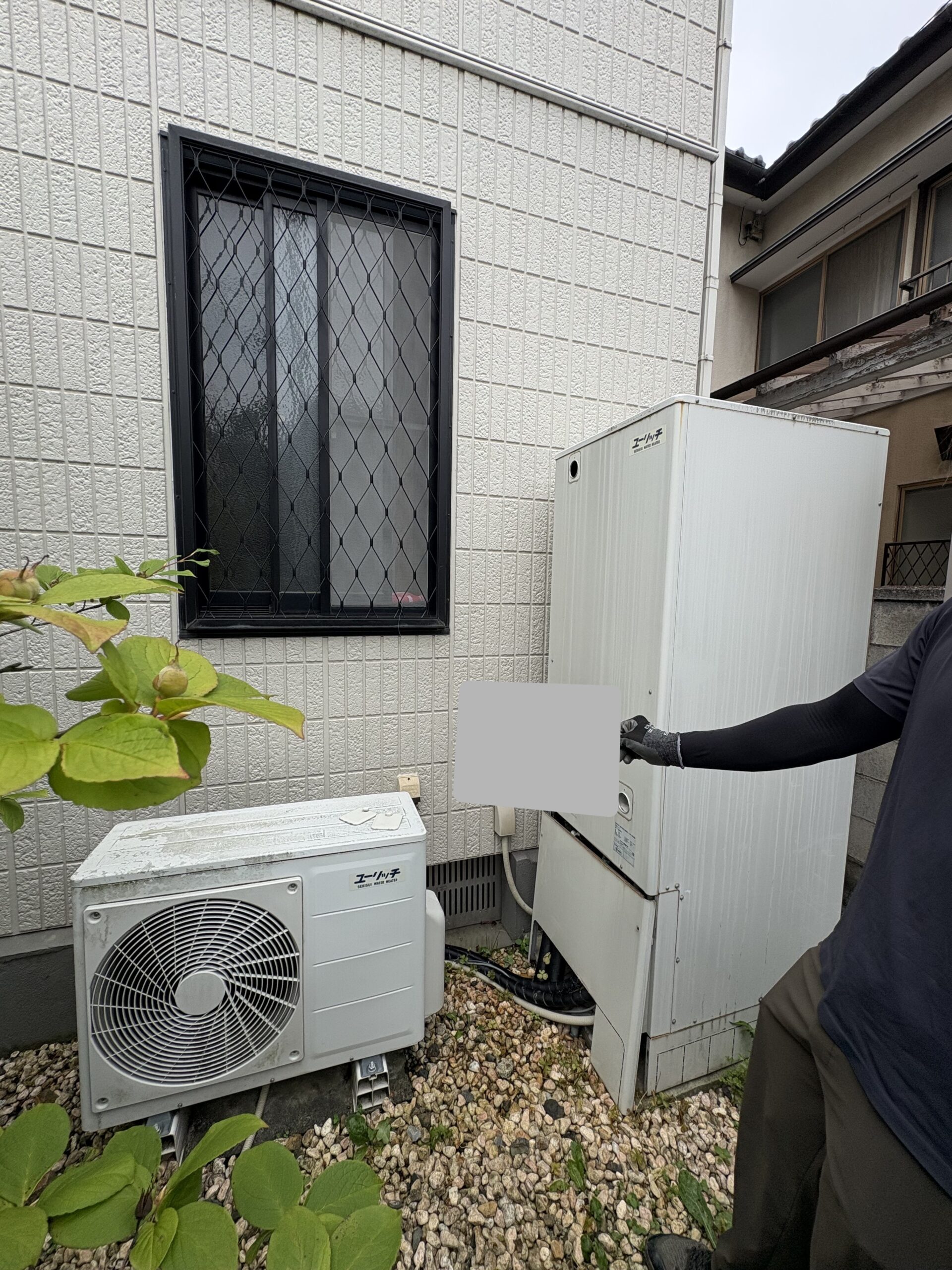 栃木県足利市でCUF-E37P1のエコキュートから交換されたお客様のbefore写真